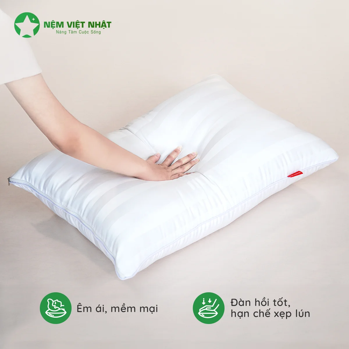 Gối Nằm Gòn Cao Cấp Việt Nhật - Ảnh 5