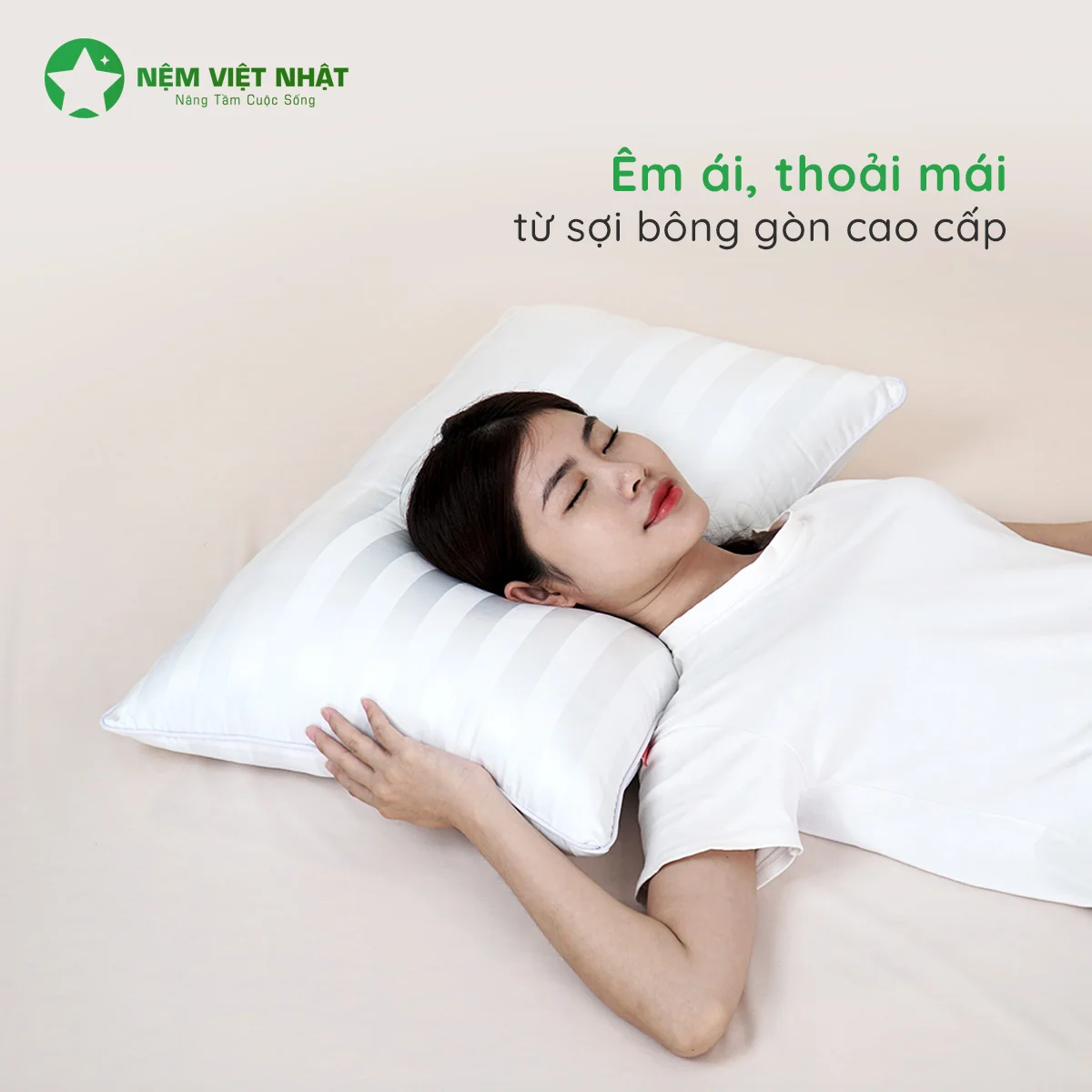 Gối Nằm Gòn Cao Cấp Việt Nhật - Ảnh 6
