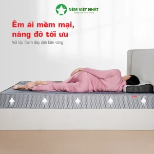 nệm foam nano việt nhật êm ái đàn hồi tốt