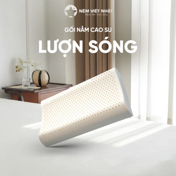 Gối Nằm Cao Su Lượng Sóng Việt Nhật
