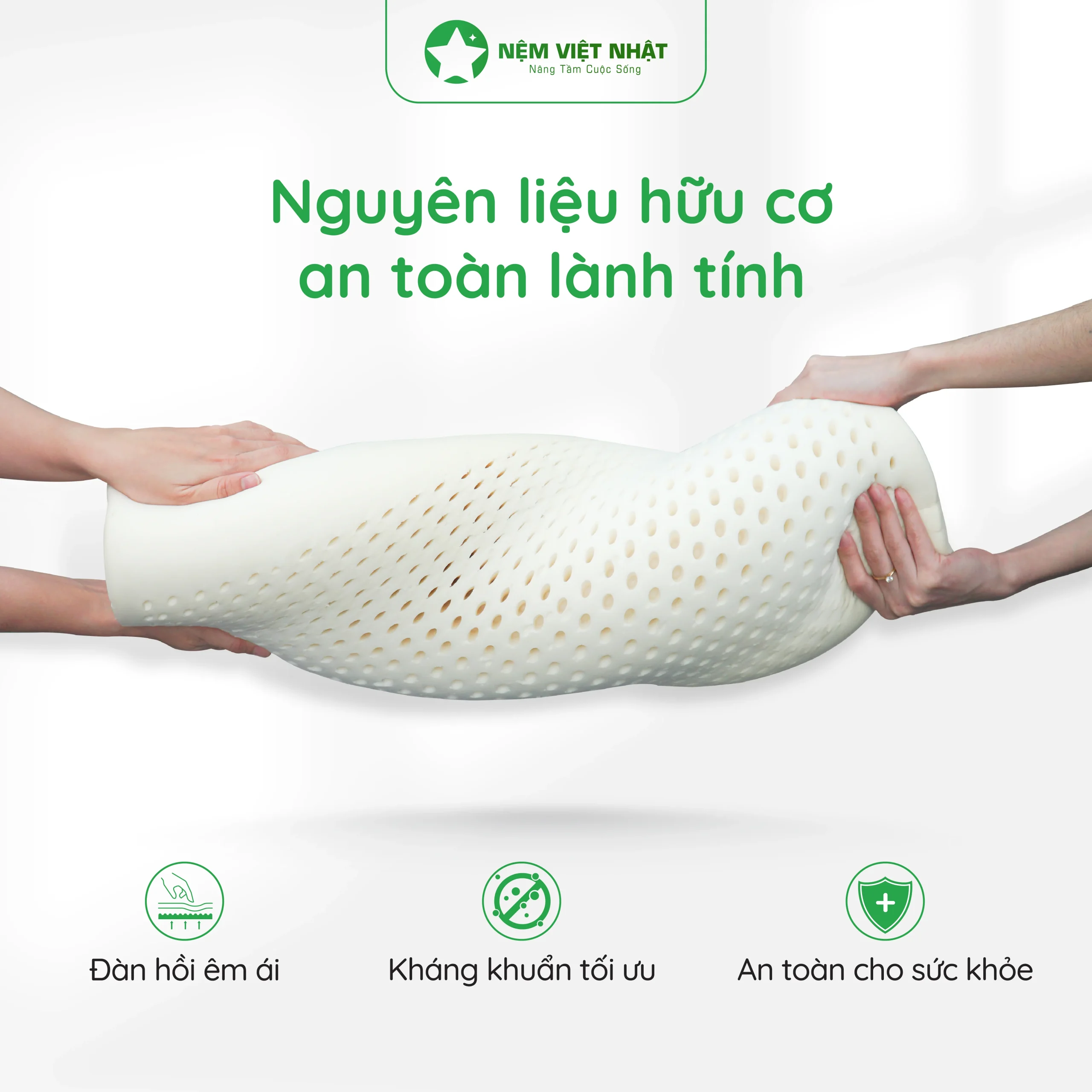 Gối Nằm Cao Su Lượng Sóng Việt Nhật - Ảnh 6