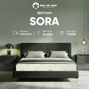 Nệm Foam Việt Nhật Sora - Êm Ái Nâng Niu Giấc Ngủ