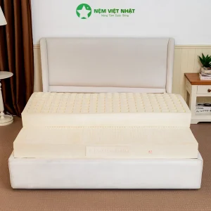nệm cao su thiên nhiên Việt Nhật chính hãng êm ái nâng đỡ cột sống