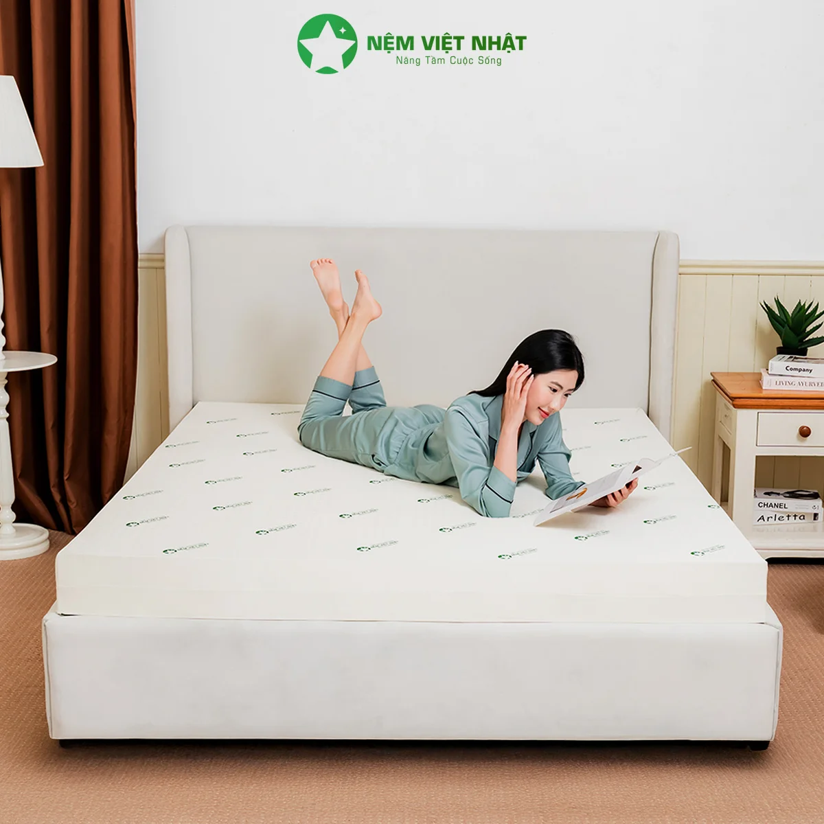 nệm cao su thiên nhiên chính hãng nâng đỡ cột sống tốt nhất hiện nay