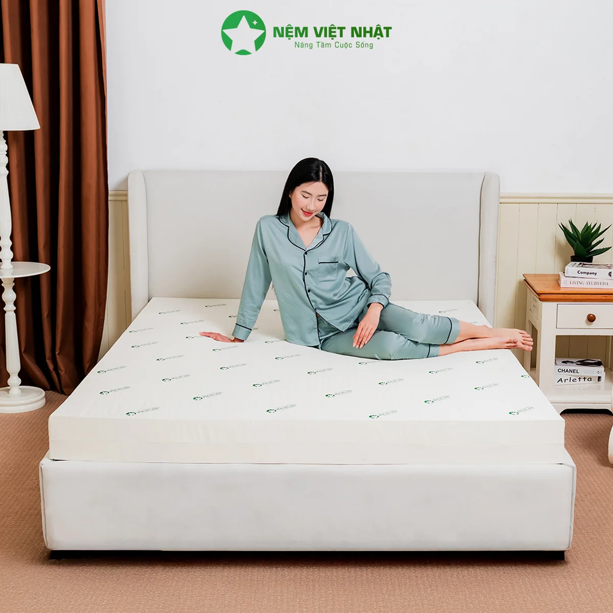 Nệm Cao Su Thiên Nhiên Việt Nhật Natural - Êm Ái Tuyệt Đối, Nâng Đỡ Chuẩn Cột Sống - Ảnh 19
