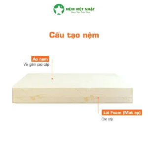 nệm foam latex gold việt nhật chính hãng cao cấp