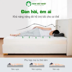 nệm foam sora việt nhật êm ái đàn hồi tốt