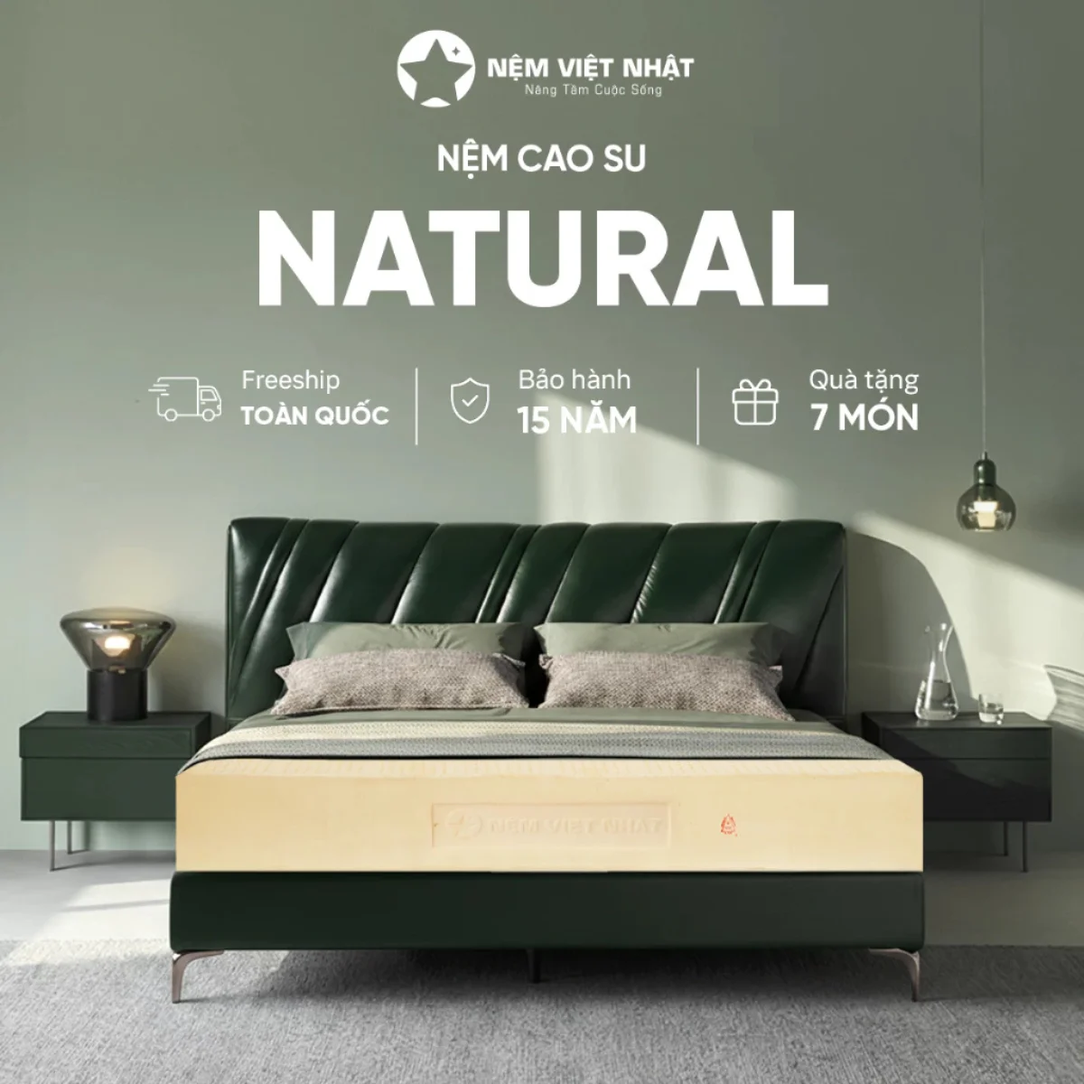 Nệm Cao Su Natural Việt Nhật