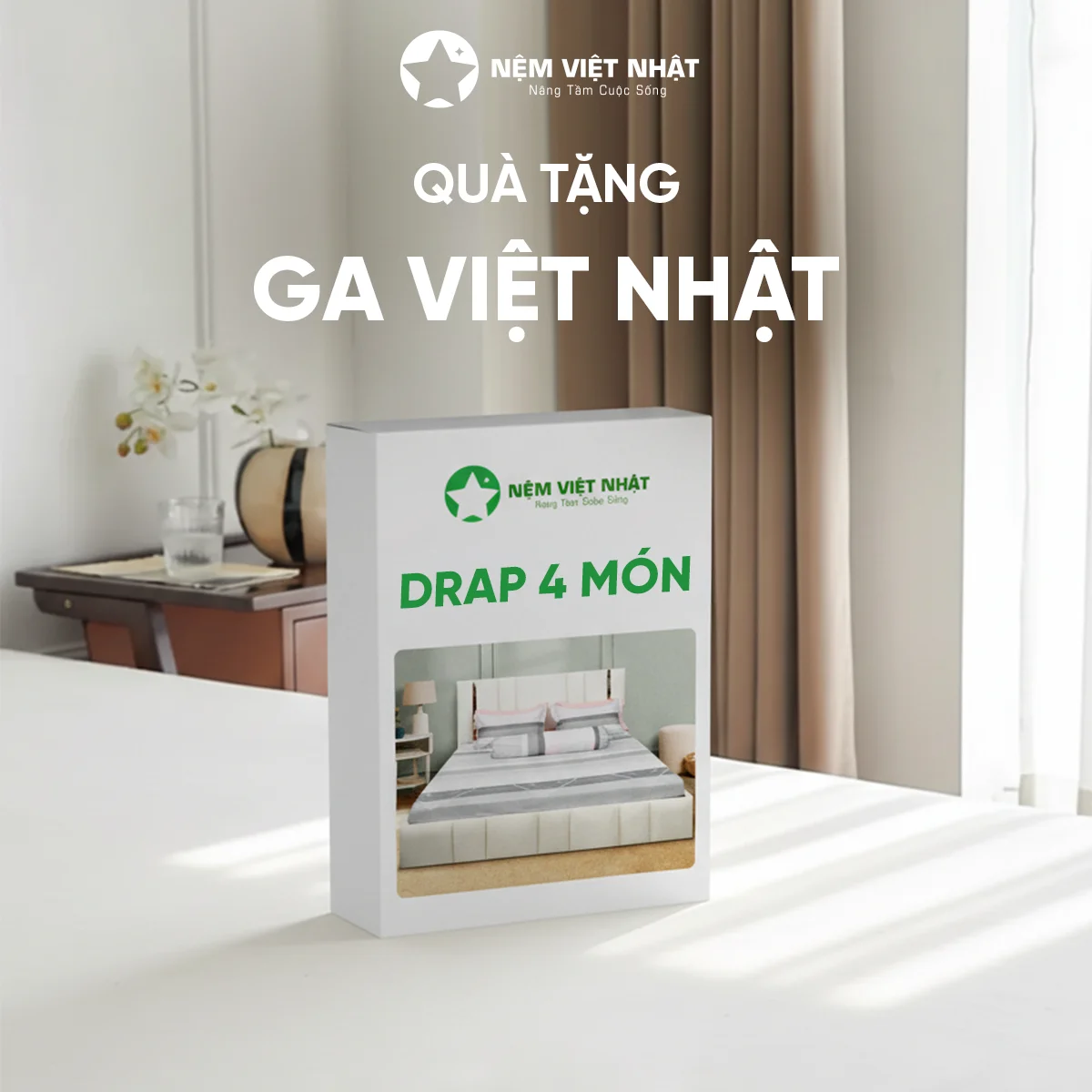 [Tặng] 01 Drap Việt Nhật 4 Món Việt Nhật