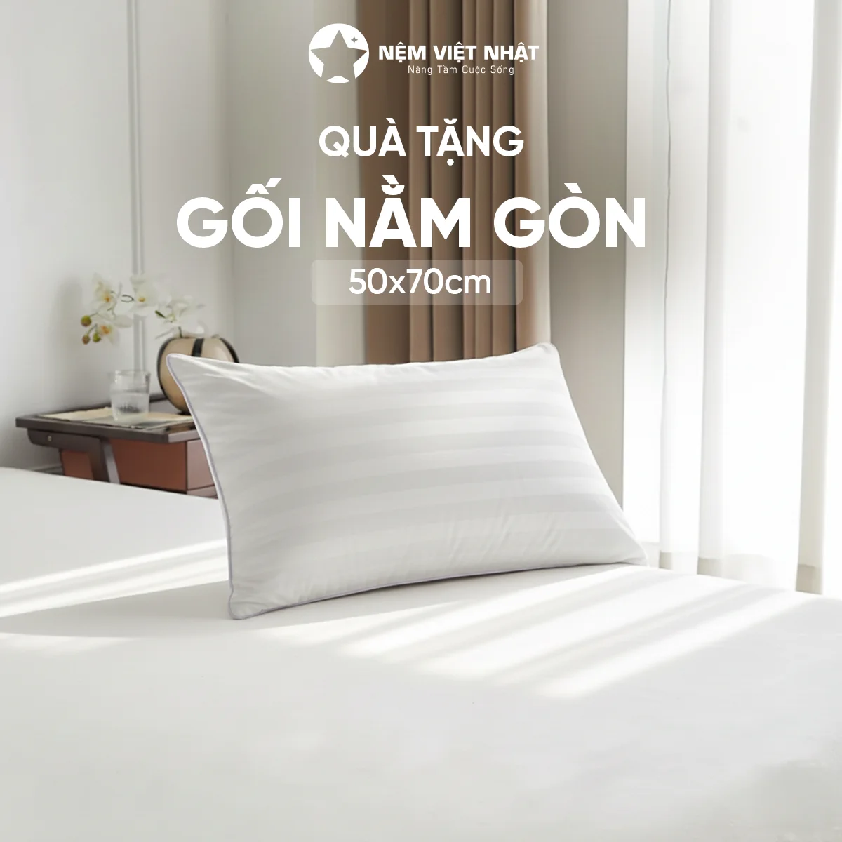 [Tặng] 02 Gối Nằm Gòn Việt Nhật