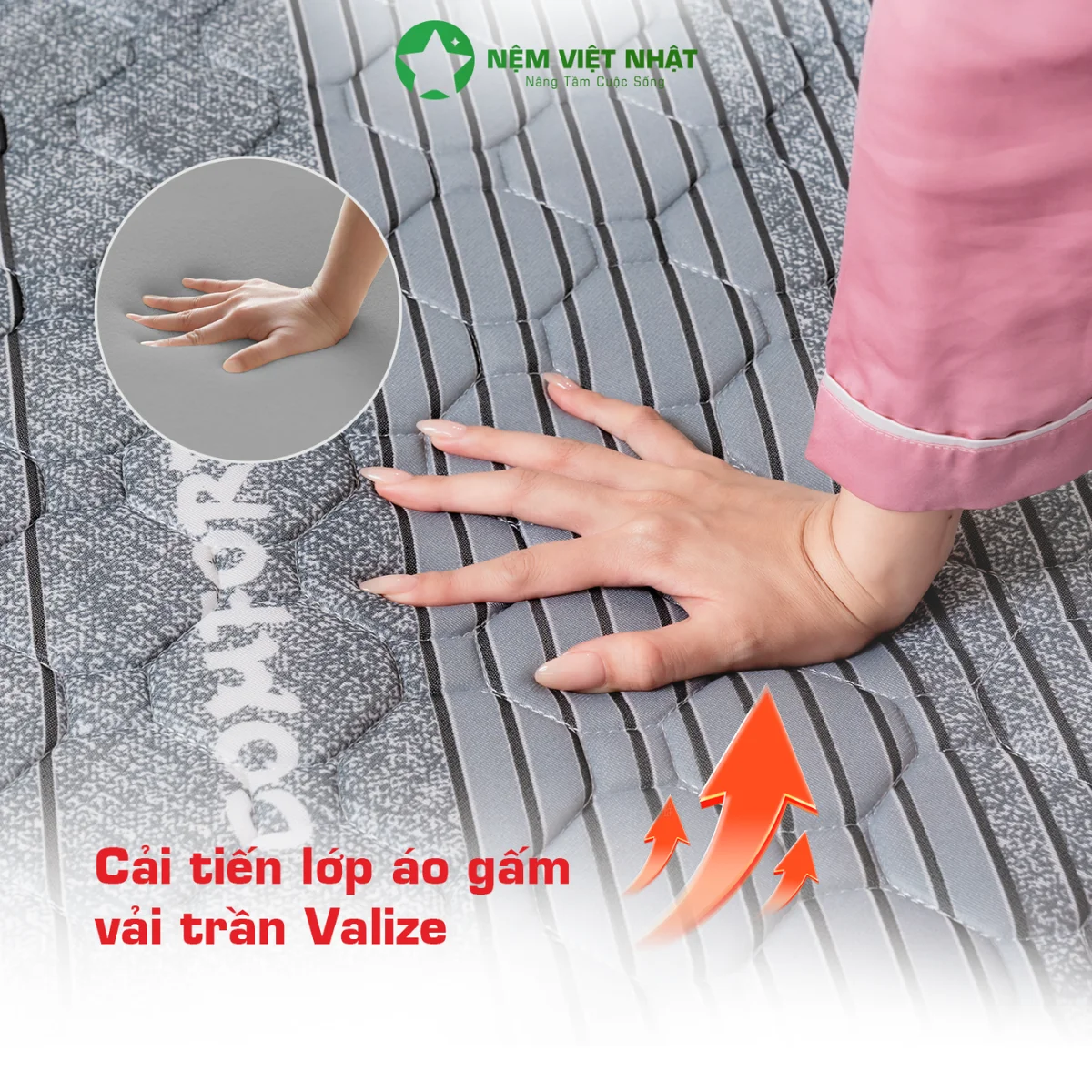 Nệm Foam Việt Nhật Nano - Êm Ái, Mềm Mại, Ngủ Ngon Mỗi Đêm - Ảnh 7