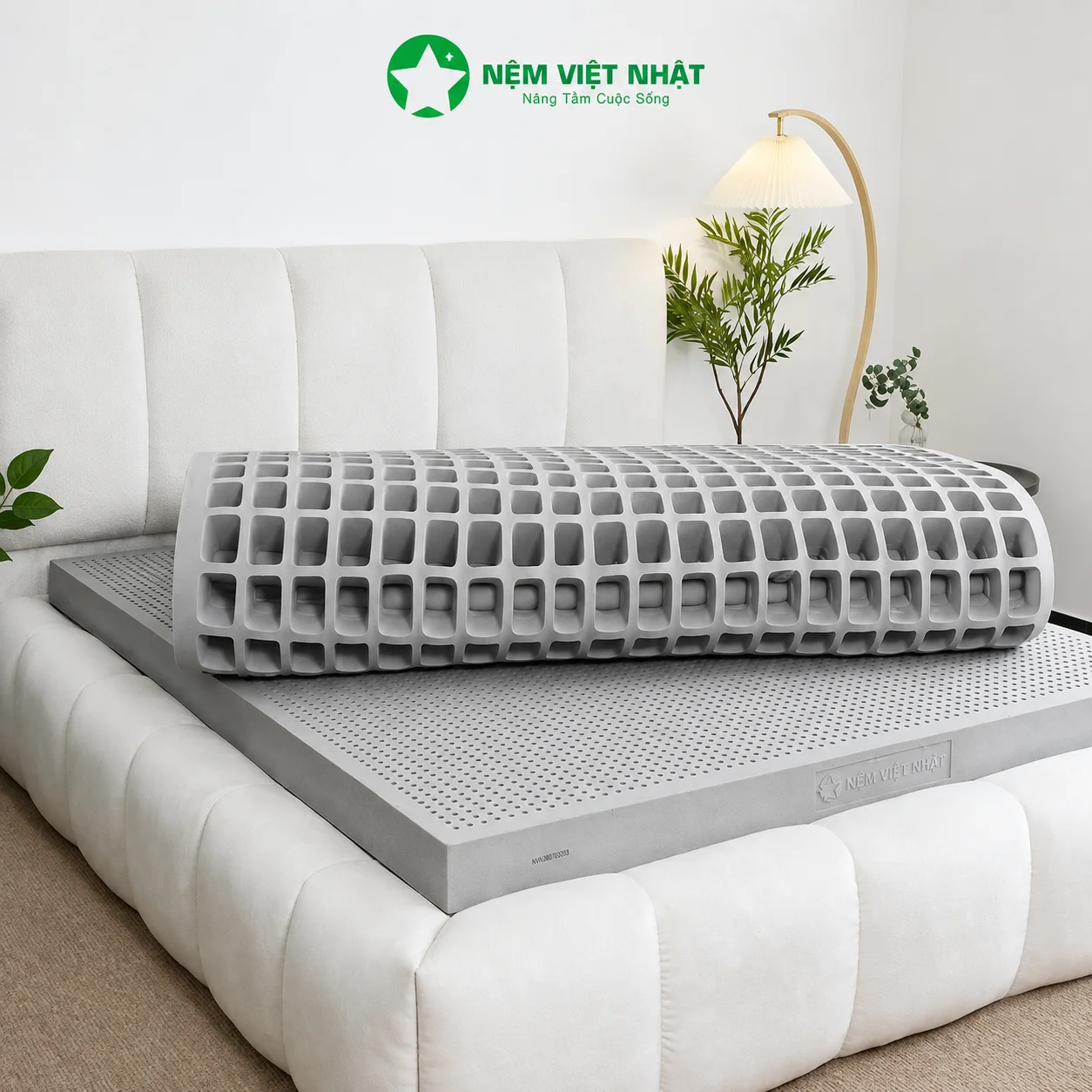 Nệm Cao Su Việt Nhật Coolax chính hãng bảo hành 15 năm